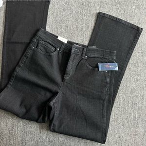 Style & Co || black tummy control skinny bootcut jeans